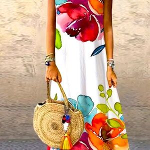 Beautiful summer long maxi dress